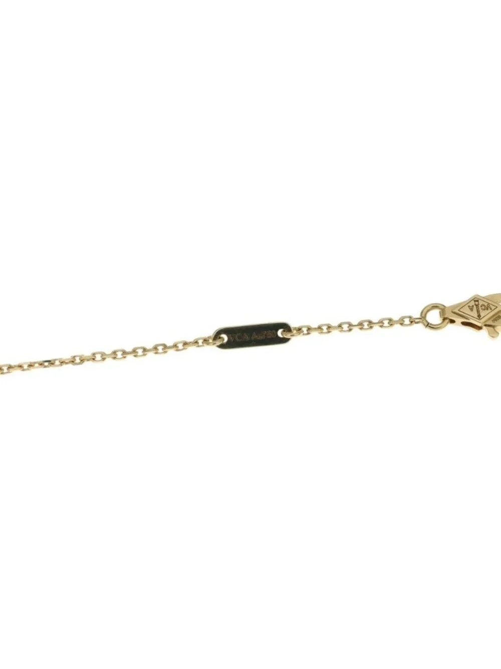 Van Cleef & Arpels Sweet Alhambra Mother of Pearl 18k Yellow Gold Necklace